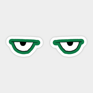 Cartoon Eyes - Sarcastic Face Sticker